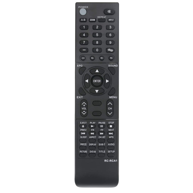 PERFASCIN RC-RCA1 Replace Remote Control fit for RCA 26LA30RQD 32LA30 32LA30RQ WD12143 WD12372 WD11392 46LB45RQ LED39B45RQ LED42C45RQ LED46A55R120Q 42PA30RQ RE20QP80 - Image 1